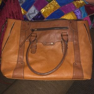 Large tan Soul Society purse bag tote